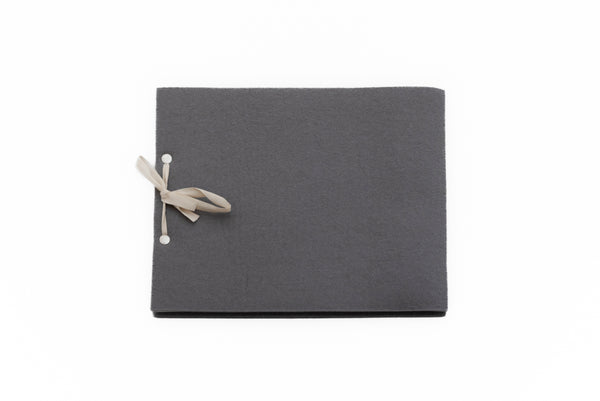 Felt condolence book