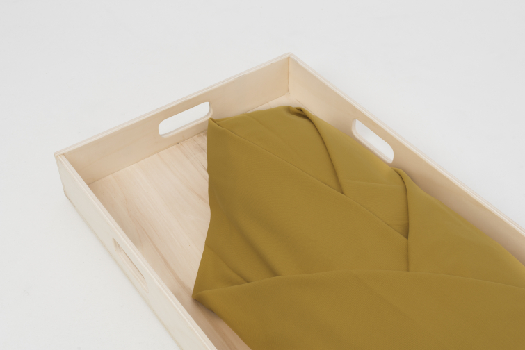 Gekleurde lijkwade - Soft Yellow 580 - Basic baar - Wikkelgoed 2